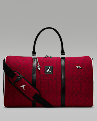 ★Nike Jordan Monogram Duffle Bag Black★ Jordan Monogram Duffle Bag Black Men's - SS23 - US